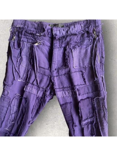 Haider Ackermann SS16 Scab Patchwork Cropped Sweatpants