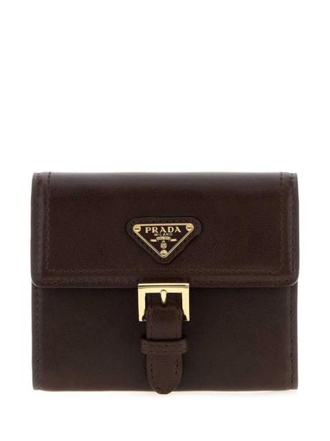 Prada Prada Women Brown Nappa Leather Wallet