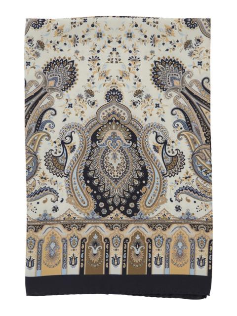 Etro Etro Women Multicolor Scarf With All-Over Paisley Print In Silk For Women