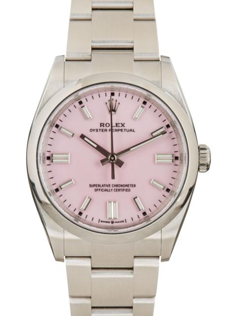 ROLEX Rolex Oyster Perpetual 36 Pink Dial 126000 Stainless Steel