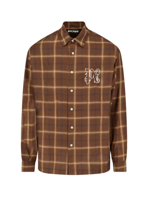 Palm Angels CHECKED SHIRT