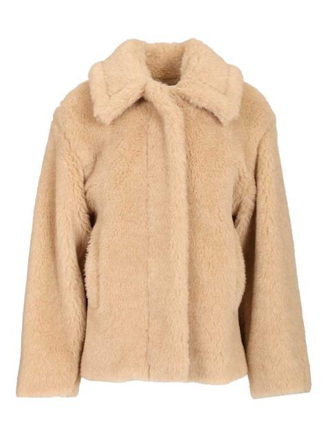 Max Mara Max Mara Women Alpaca And Wool Teddy Crop Coat