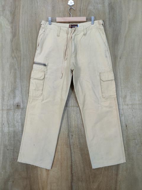 Other Designers Vintage - JAPANESE BRAND KHAKI BAGGY CARGO PANTS