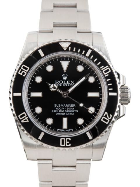 Rolex Submariner 114060 Stainless Steel