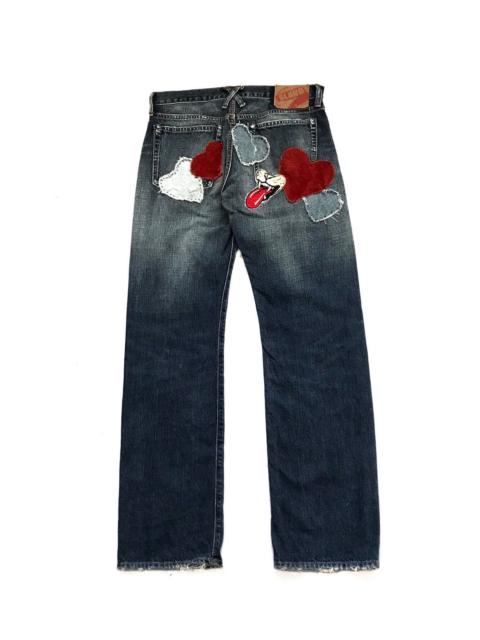 Hysteric Glamour JAPANESE BRAND RNA SLANG PATCHWORK JEANS