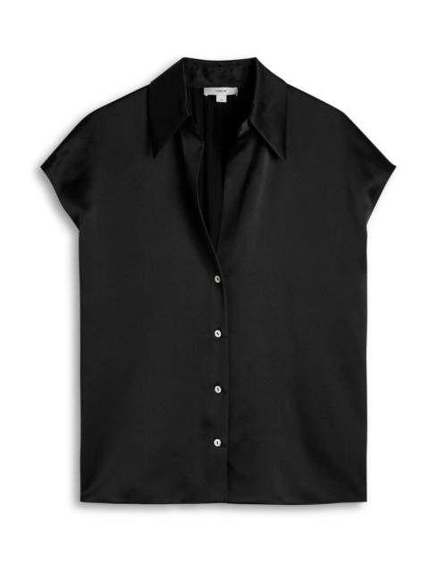 Vince Vince Silk-satin Shirt