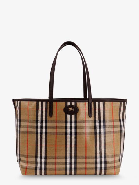 Burberry Burberry Highlands Coated Canvas Shoulder Bag