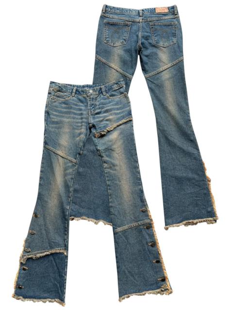 Archival Clothing - Low Rise Bootcut Flare Denim Pants 30x33