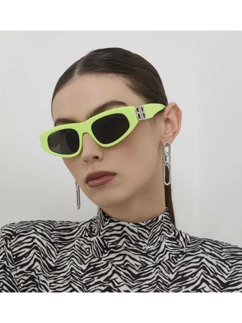 BALENCIAGA NEW BALENCIAGA BB0095S 007 GEOMETRIC YELLOW WOMEN SUNGLASSES