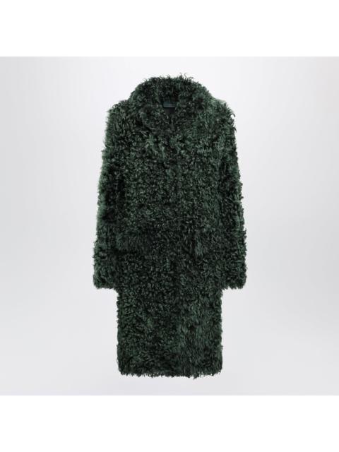 Prada Prada Emerald Green Fur Coat Women