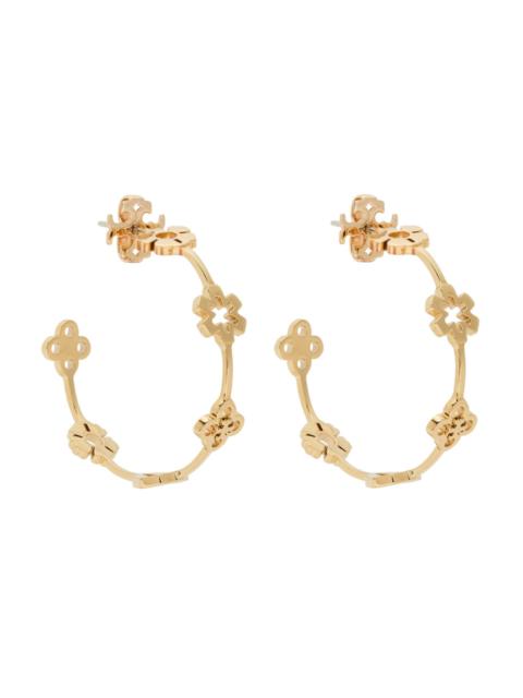 TORY BURCH Tory Burch Forget Me Not Hoop Earrings