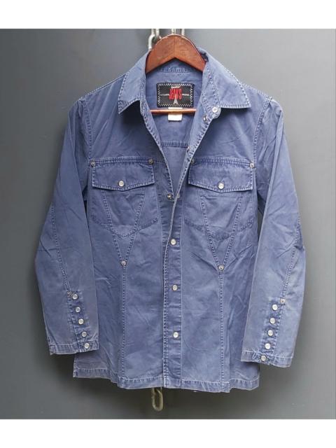 Jean Paul Gaultier Jean Paul Gaultier Pearl Snap Button Up Shirt