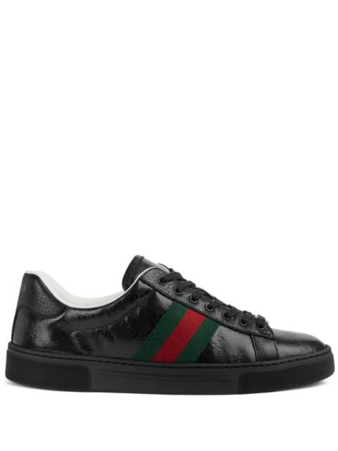 GUCCI ACE WEB DETAIL SNEAKERS
