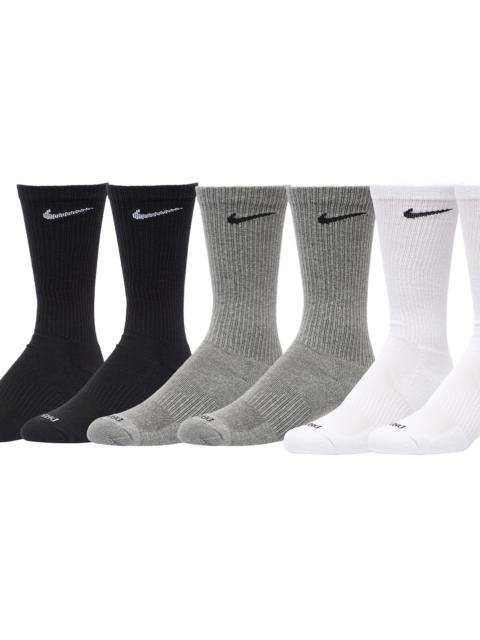 Nike Nike Mens Nike 6 Pack Everyday Plus Cushioned Socks