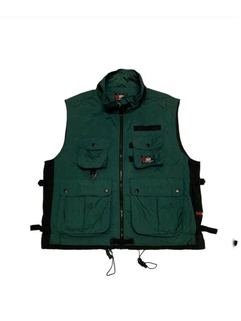 Other Designers Rare Vtg Campri Tactical Hype Cargo Pocket Vest Jacket