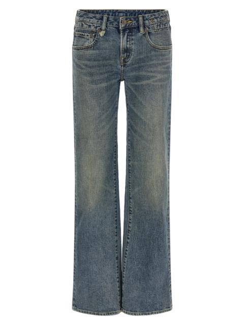 R13 'Boy Flare' jeans