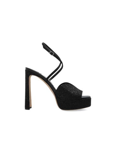 JIMMY CHOO JIMMY CHOO 'Sacora' Black Platform Sandals New & Authentic (