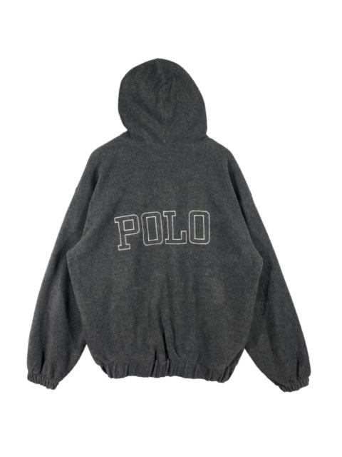 Other Designers Polo Ralph Lauren - Vintage Polo Sportman Ralph Lauren Fleece Hoodie Button