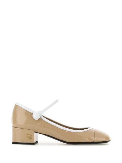 Miu Miu Miu Miu Women Beige Leather Pumps