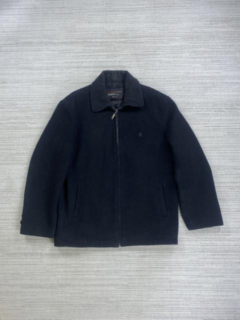 Other Designers Japanese Brand × Montagut - Vintage Montagut Embroidery Logo Wool Zipper Jacket