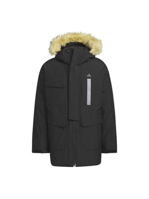 adidas adidas Furry Down Parka 'Black' IS0366