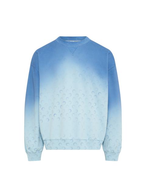 Marine Serre Moon Faded Fleece Oversized Sweatshirt
