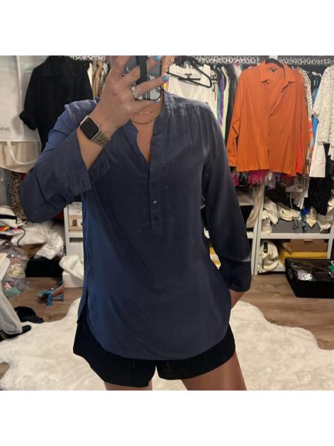 Other Designers Amanda Uprichard Silk Tunic Blouse