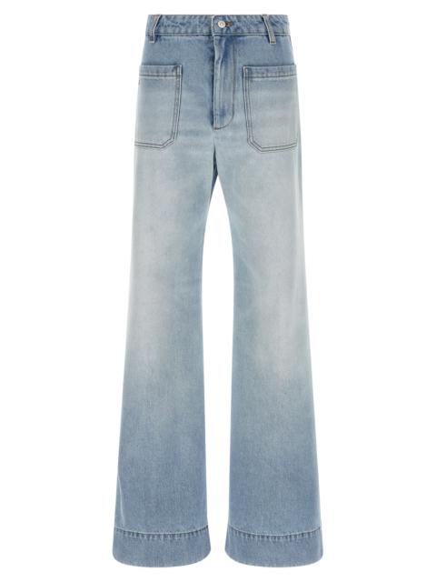 Victoria Beckham Alina Jeans Light Blue
