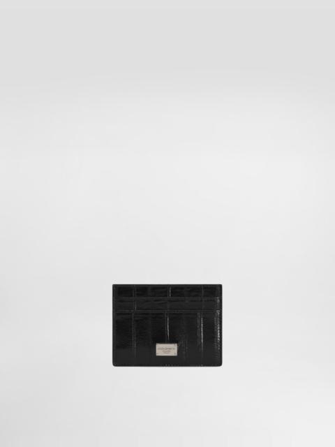 Dolce & Gabbana Eel skin card holder