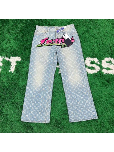 Louis Vuitton LOUIS VUITTON GRAFFITI MONOGRAM JEANS