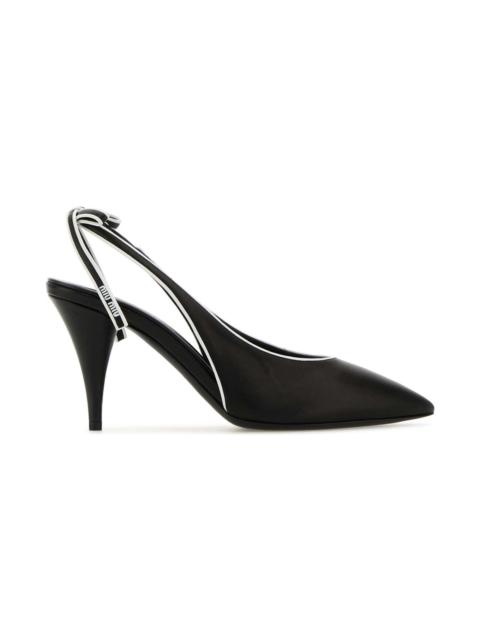 Miu Miu Black Leather Pumps