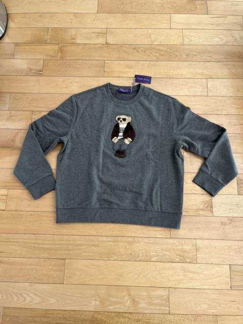 NWT - Ralph Laurent Purple Label Aviator Bear Sweater