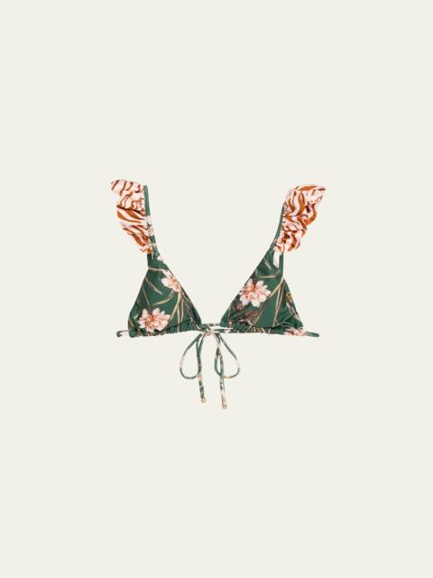 PatBO Botanic Retro Bikini Top