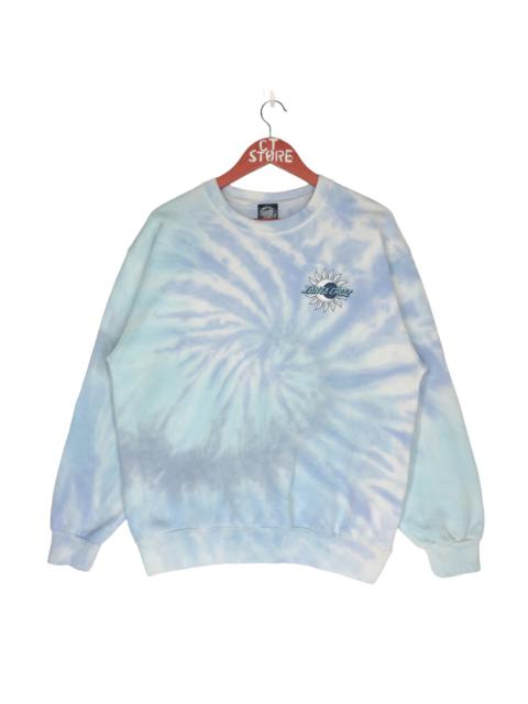 Other Designers Santa Cruz Skateboards - Santa Cruz Skateboards Sweatshirt Tie Dye