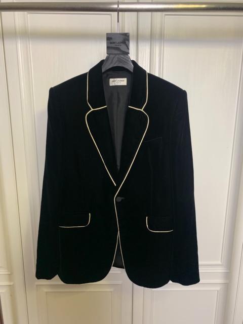 SAINT LAURENT Saint Laurent 16FW Black Velvet Suit