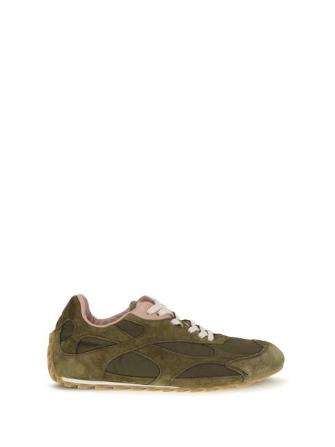 Bottega Veneta Bottega Veneta Orbit Flash Sneakers Olive Oil/Terra Pink