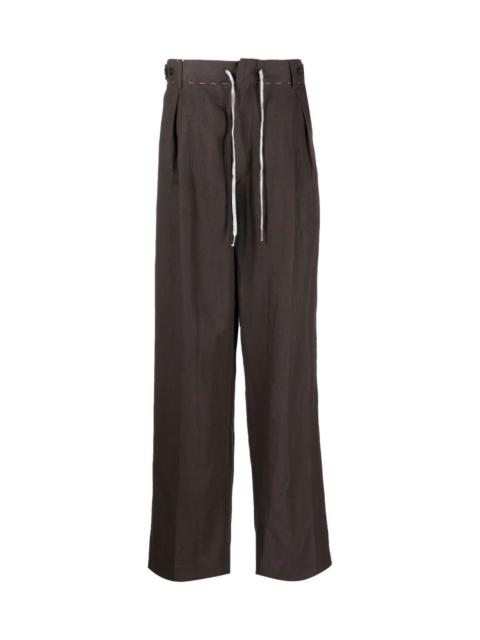 Maison Margiela DRAWSTRING STRAIGHT-LEG TROUSERS