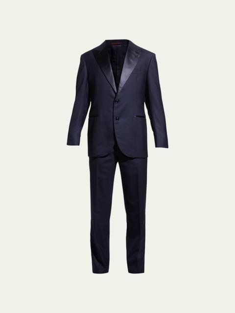 Brunello Cucinelli Men's Solid Peak-Lapel Tuxedo