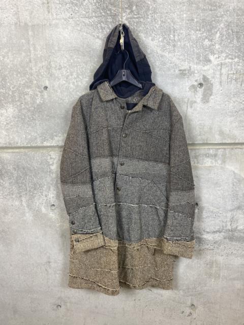 Greg Lauren GREG LAUREN MIXED HERRINGBONE COAT JACKET SAMPLE