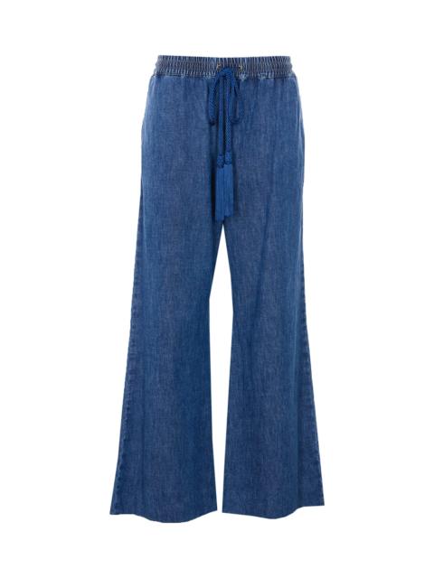 Valentino Solid Denim Pants