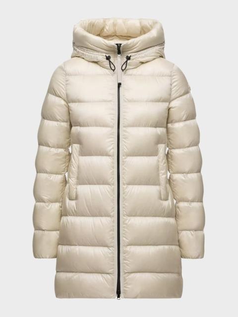 Moncler Suyenne Hooded Long Down Parka