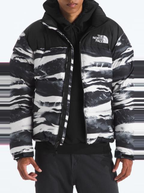 The North Face The North Face 1996 Retro Nuptse 700 Fill Power Down Jacket in Black Edge Of Light Print at Nordstro
