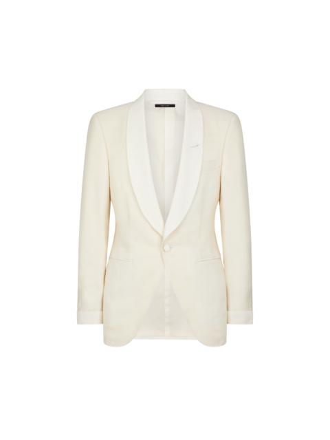 TOM FORD SILK VISCOSE JACQUARD EVENING JACKET