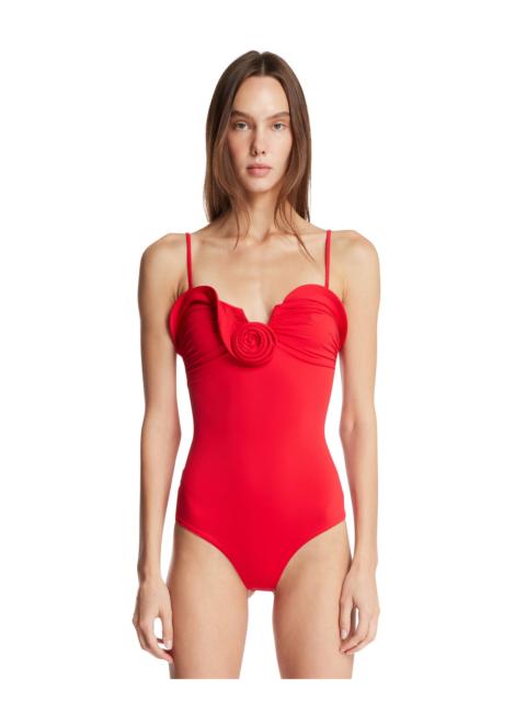 MAGDA BUTRYM Red Sculptural One-Piece