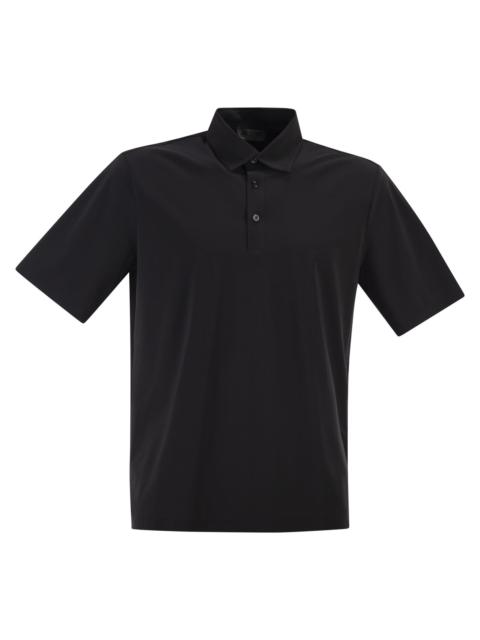 Herno Herno Men Technical Functional Fabric Polo Shirt