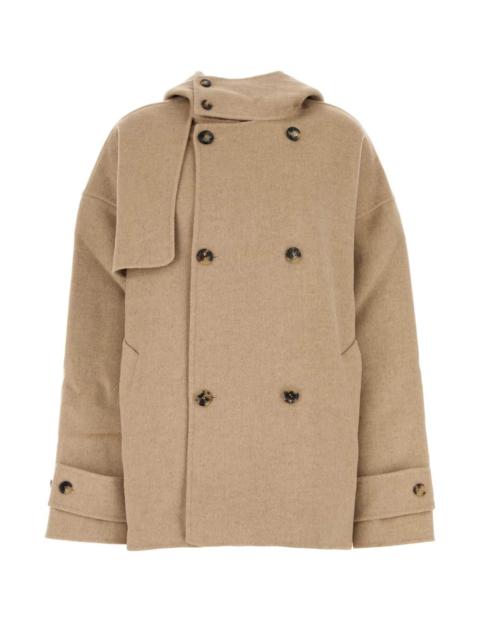 Other Designers Jw Anderson Women Beige Wool Coat