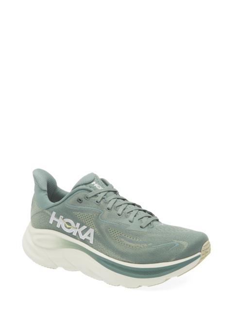 HOKA HOKA Clifton 10 Running Shoe in Fern /Truffle Salt at Nordstrom