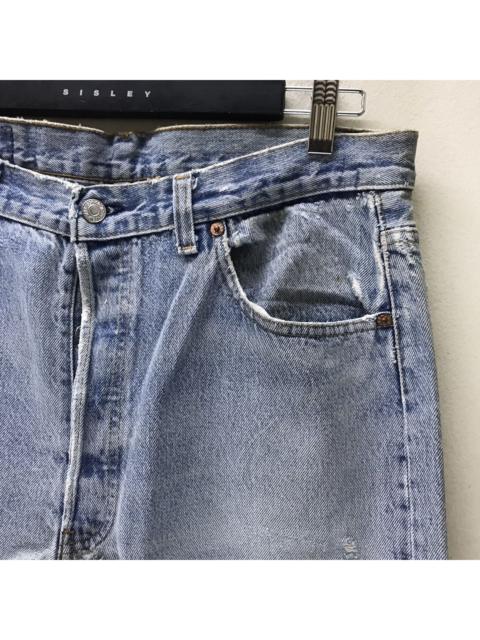 Levi's Vintage 90s Levis 501 Distressed Denim Jeans
