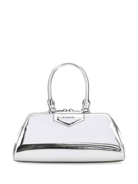 Givenchy Givenchy Women Silver Leather Small Antigona East-West Handbag