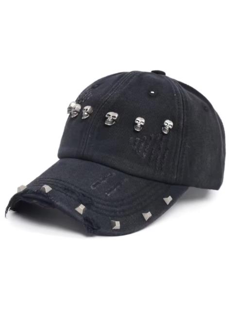 Other brands Skull Decoration Bullet Head Metal Baseball Cap
